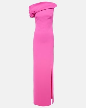 Safiyaa Dara Crepe Gown - Pink