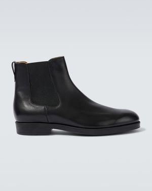 Tod's Leather Chelsea Boots - Black