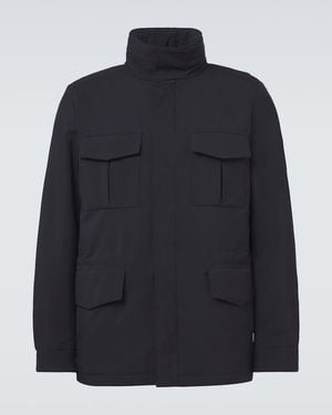 Agnona Field Jacket - Blue
