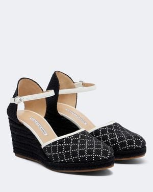 Manolo Blahnik Keil-Espadrilles Espadrahi - Schwarz