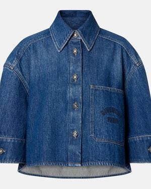Givenchy Oversize-Hemd Aus Denim - Blau