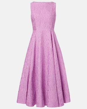 ROKSANDA Tera Cloque Midi Dress - Purple