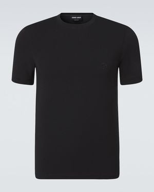Giorgio Armani Jersey T-Shirt - Black