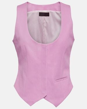 Stouls Adrian Leather Vest - Pink