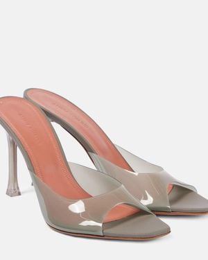 AMINA MUADDI Alexa Glass 95 Pvc Mules - Brown