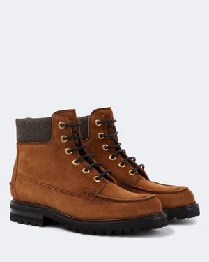 Church's Padstow Suede Lace-Up Boots - Brown