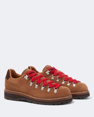 Polo Ralph Lauren Alpine Suede Hiking Boots - Red
