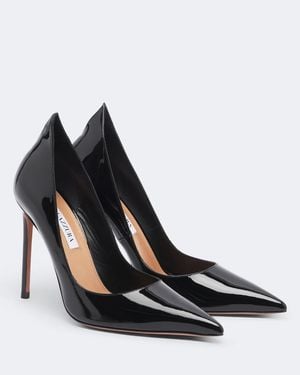 Aquazzura Salones Linea De Charol - Negro