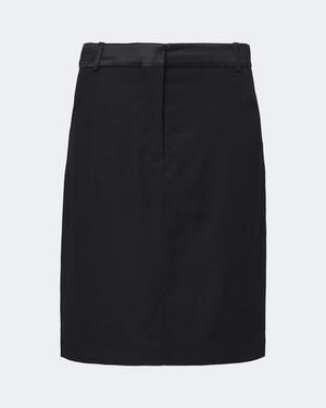 Loulou de Saison Elsie Miniskirt - Black