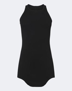 Rick Owens Basic Ribbed-Knit Cotton Jersey Tank Top - Black