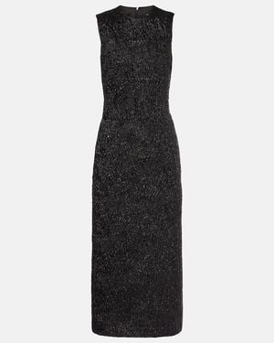 Simone Rocha Cloque Midi Dress - Black