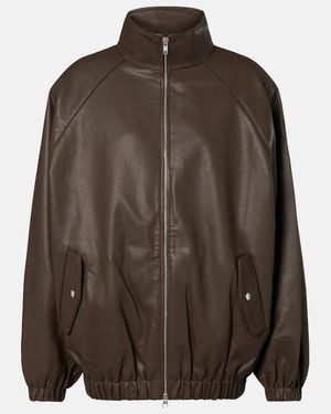 Frankie Shop Senta Bomber Jacket - Brown