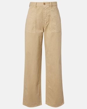 Nili Lotan Pantalones Anchos Whitney De Algodon - Neutro