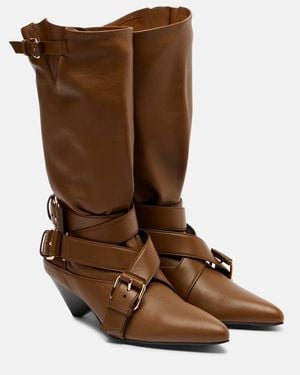 Zimmermann Orla 50 Leather Knee-High Boots - Brown