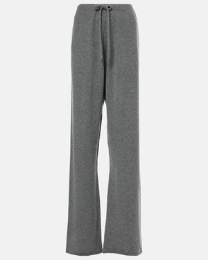 Extreme Cashmere Cashmere-Blend Joggers - Grey