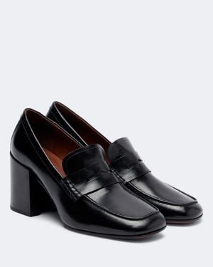 Dries Van Noten Loafers Aus Leder - Schwarz