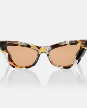 Bottega Veneta Reace Cat-Eye Sunglasses - Brown