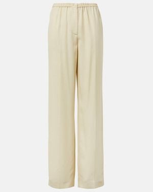 JOSEPH Tahiti Straight Pants - Natural
