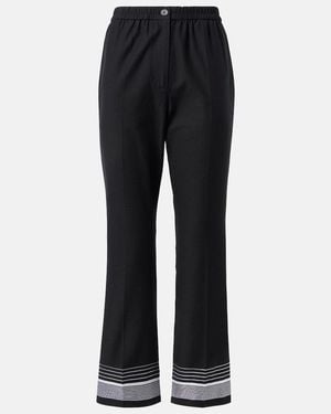 JOSEPH Tottenham Cropped Straight Pants - Black