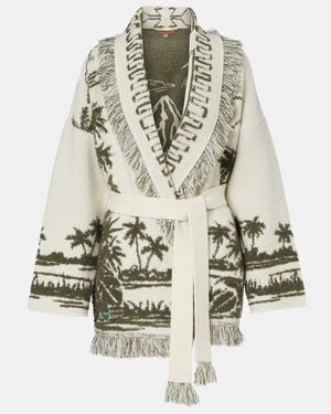 Alanui Palm Grove Tales Cardigan - Metallic