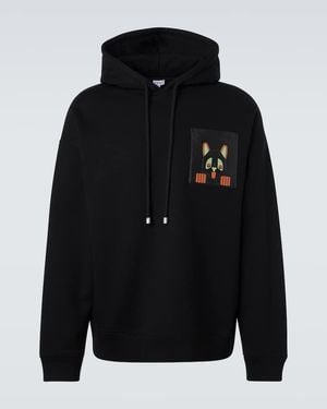 Loewe X Louis Wain Hoodie Aus Baumwolle - Schwarz