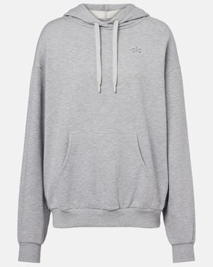 Alo Yoga Accolade Cotton-Blend French Terry Hoodie - Grey