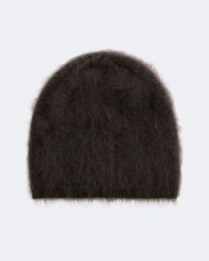 Lisa Yang Brushed Cashmere Beanie - Black