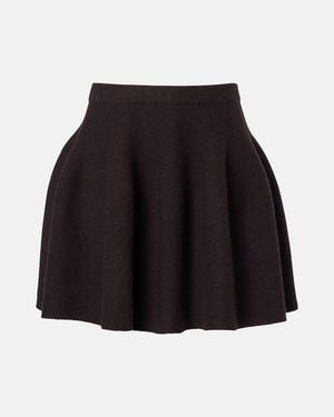 Lisa Yang Mini-Jupe Wren En Cachemire - Noir