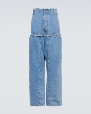 Jacquemus Le De Nimes Wide-Leg Jeans - Blue