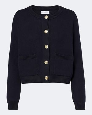 Velvet Cardigan Mahal - Blau