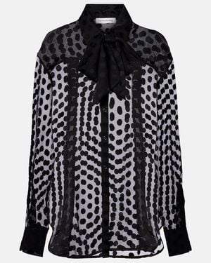 Frankie Shop Hemd Peri - Schwarz