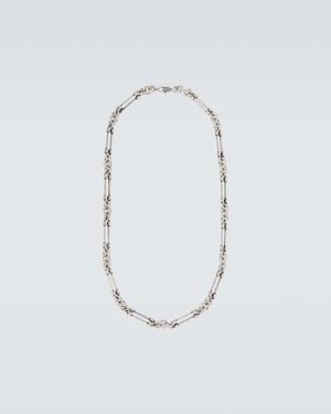 Saint Laurent Collier Chaine Cassandre - Blanc