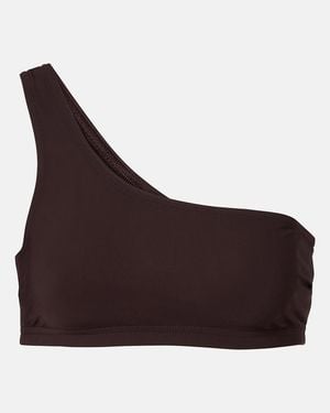 Karla Colletto One-Shoulder Bikini Top - Purple