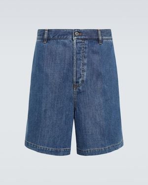 Valentino Denim Bermuda Shorts - Blue
