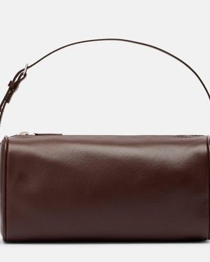 The Row '90S Leather Shoulder Bag - Brown