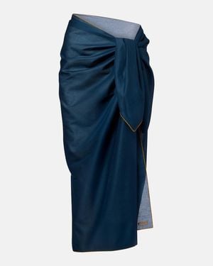 Eres Pareo Cabine Aus Baumwolle - Blau