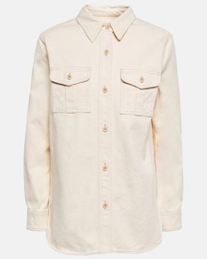 Isabel Marant Eden Denim Shirt - Natural
