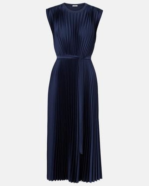JOSEPH Midikleid Volta Aus Crepe - Blau