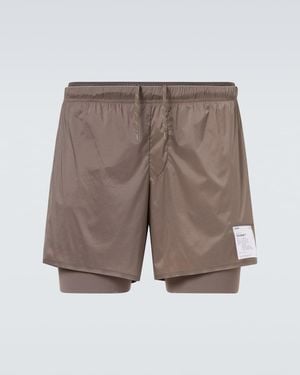 Satisfy Techsilk 8" Running Shorts - Grey