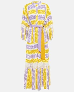 Diane von Furstenberg Maxi Dress - Metallic