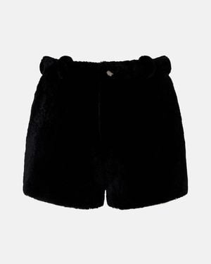 Nour Hammour Shorts Leontine De Borrego - Negro
