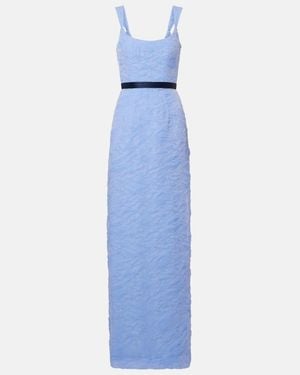 Markarian Robe Robin Aus Cloque - Blau
