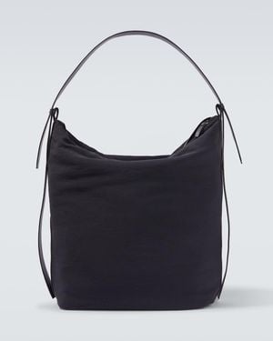 Studio Nicholson Airport Leather-Trimmed Tote Bag - Blue