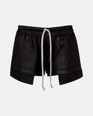 Rick Owens Drkshdw Fog Satin Shorts - Black