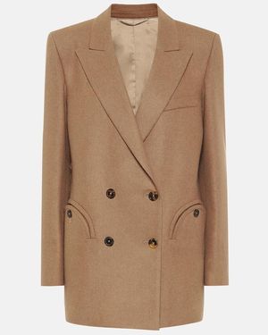 Blazé Milano Cholita Everyday Wool-Blend Blazer - Brown
