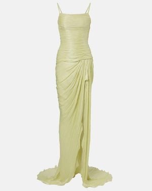 Marmar Halim Pleated Gown - Green