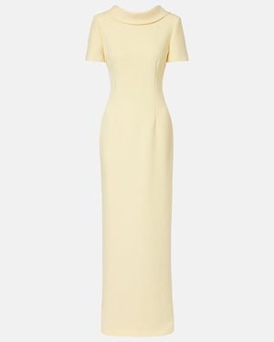 Roland Mouret Crepe Gown - Natural