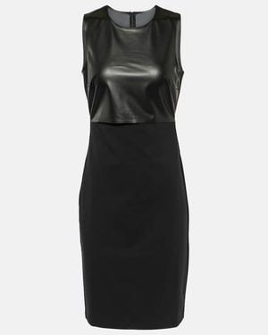 Wolford Faux Leather Minidress - Black