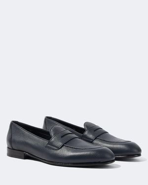 Brioni Loafers Aus Leder - Blau
