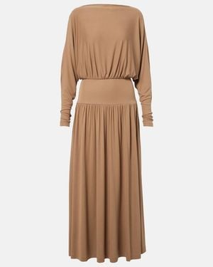 TOTEME Jersey Midi Dress - Natural